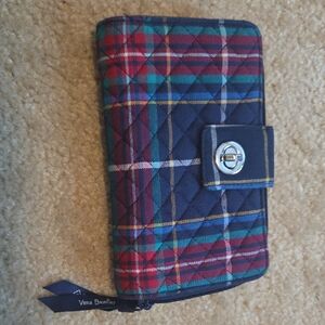 Vera Bradley Tartan Plaid Red and Blue